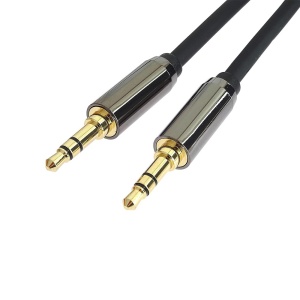 Cablu Extensie Audio, Basekit, Jack 3.5mm Tata la 3.5mm Tata, 1.5/3/5m, Negru