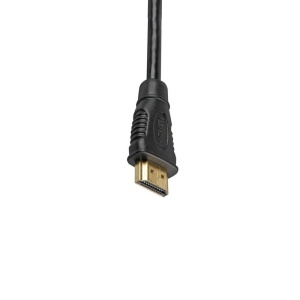 Cablu HDMI 1.3 T/T, Basekit, 4K @30Hz, AWG26, Conectori Auriti, 15m, Negru - Img 2