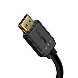 Cablu HDMI 2.0, Baseus CAKGQ, 4K 60Hz, 3D, HDR, 18 Gbps, 1/2/3/5/8 m, Negru - Img 4