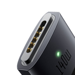 Cablu Magnetic USB-C Tata la MagSafe 3, McDodo 1470, 140W, Indicator LED, 2m, Negru - Img 2