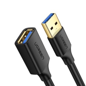 Cablu USB Extender, USB-A 3.0 (T) la USB-A 3.0 (M), Ugreen US129, Negru - Img 1