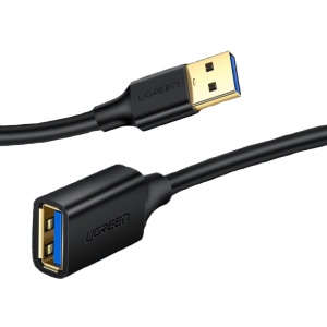 Cablu USB Extender, USB-A 3.0 (T) la USB-A 3.0 (M), Ugreen US129, Negru - Img 3