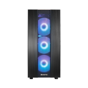 CARCASA Chieftec "HUNTER 2", Middle Tower,ATX fara sursa, sticla securizata,4xfan ARGB,USB 3.2 gen 1x1,USB Type-Cx1, ack 3.5mm,mesh pt. filtrare praf,HUB, fan ctr, "GS-02B-OP"  - 3