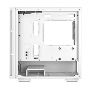 CARCASA DeepCool "CH360 WH", Mini Tower, ATX, fara sursa, 3xfan, USB 3.2 gen 1 x 1, USB 2.0 x 2, audio, PSU shroud,4 sloturi expansiune,iluminare ARGB,alb "R-CH360-WHAPE3-G-1"  - 2