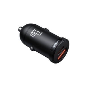 Incarcator Auto 33W, McDodo 2320, 1x USB-A, 1x USB-C, Fast Charge, Mini Size, Negru - Img 3