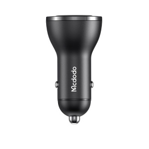 Incarcator Auto 95W, McDodo 5670, 1x USB-A, 1x USB-C, Fast Charge, Smart LED Digital Display, Negru - Img 2