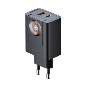Incarcator Retea, McDodo 3700, 1x USB-A, 1x USB-C, Incarcator Detasabil Compatibil Apple Watch, 30W, Negru