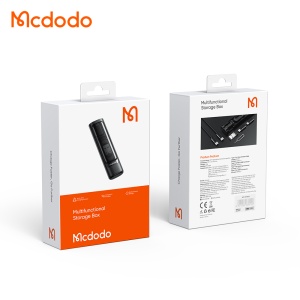 Kit Accesorii 6 in 1, McDodo 1720, Cablu USB-C 0.3m, PD 60W cu Adaptoare si Cutie Depozitare, Slot Card, Cheita SIM, Negru - Img 6