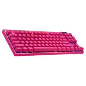 LOGITECH G PRO X TKL LIGHTSPEED Mechanical Gaming Keyboard - MAGENTA - US INTl - TACTILE "920-012159"  - 3