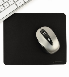 MousePAD GEMBIRD, cauciuc si material textil, 220 x 180 x 3 mm, negru, "MP-S-BK" - 3