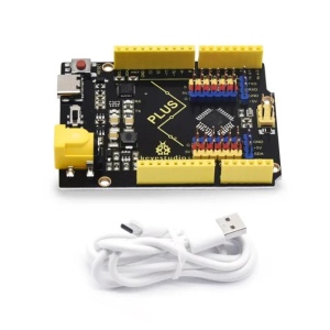 Placa Dezvoltare Conectare USB-C ATmega328P, Keyestudio Uno Plus, Compatibila cu Arduino, Negru - Img 2