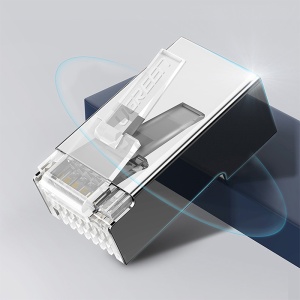 Set 10x Connector RJ45, Conector UTP Metalic, Ugreen NV111, Cat6 - Img 7