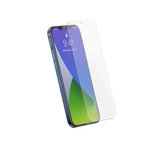 Set 2x Sticla Protectie Clear iPhone 12 Pro Max, Baseus Full-Glass, 3D Full Glue 9H, 0.3 mm - Img 2