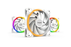 Set 3 ventilatoare be quiet! "LIGHT WINGS White"120mm 2500 rpm, Rifle bearing, 4-pin PWM, ARGB LED, "BL101" undefined