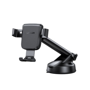 Suport Auto Gravitational, Ugreen, Fixare Telefon pe Bord, Ajustare Unghi, Negru - Img 1