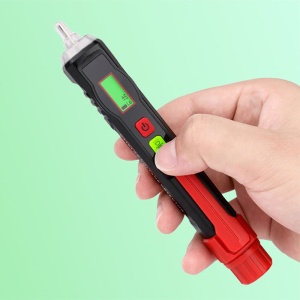 Tester de Faza si Tensiune fara Contact, Habotest HT101, NCV, Negru - Img 3
