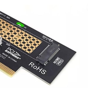 Adaptor SSD M.2 NVMe la PCI-E 4.0 X16, Basekit, Indicator LED, Disipare Rapida a Caldurii - Img 4