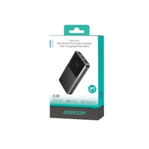 Baterie Externa 10000mAh, 22.5W, Joyroom QP191 Star Series Mini, Afisaj Digital, Negru - Img 5