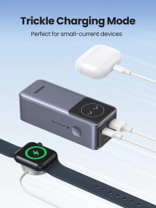 Baterie Externa 12000mAh, 100W, Ugreen PB724, 1x USB-A, 1x USB-C, Display LED, Space Gray - Img 5