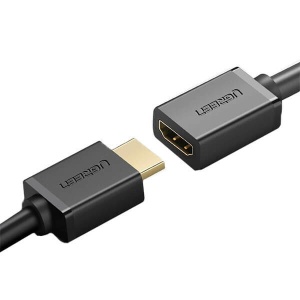 Cablu Adaptor HDMI Mama - HDMI Tata, Ugreen HD107, 4K@60Hz, 30AWG, 5m, Negru - Img 2