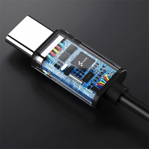 Cablu Date si Incarcare USB Type-C la USB Type-C, Basekit USBCC-30, 30cm, Negru - Img 5
