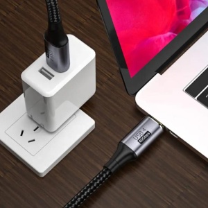 Cablu de date USB Type-C 4.0, Basekit, PD 100W, 40Gbps, 8K 60Hz, 1.2m, Negru - Img 2