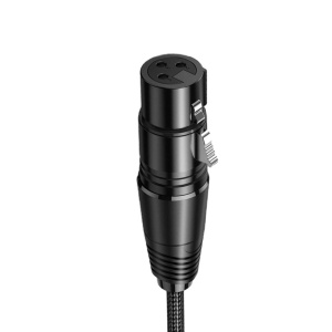 Cablu Microfon, Adaptor Audio, Ugreen AV182, Jack 3.5 mm tata la XLR mama, 1m, Negru - Img 4