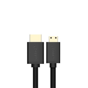 Cablu Mini HDMI la HDMI Bidirectional, Ugreen 10195 HD108, 4k@60Hz, Negru, 1/1.5 m - Img 2