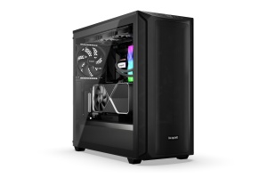 CARCASA be quiet! "SHADOW BASE 800", Middle Tower, ATX, fara sursa, 3xfan,USB 3.2 gen 1x2,USB Type-C x 1,audio+mic,PSU shroud, 7 sloturi expansiune, iluminare , negru, "BGW60"  - 3