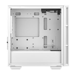 CARCASA DeepCool "CH360 WH", Mini Tower, ATX, fara sursa, 3xfan, USB 3.2 gen 1 x 1, USB 2.0 x 2, audio, PSU shroud,4 sloturi expansiune,iluminare ARGB,alb "R-CH360-WHAPE3-G-1"  - 3
