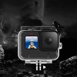 Carcasa Waterproof pentru GoPro Hero 9, 10, 11, 12, Tech-Protect, Clear - Img 8