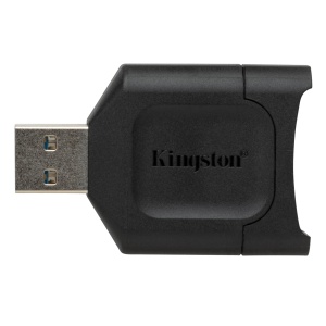 CARD READER extern KINGSTON, interfata USB 3.0, citeste/scrie: SD, micro SD, plastic, negru, "MLP"  - 2