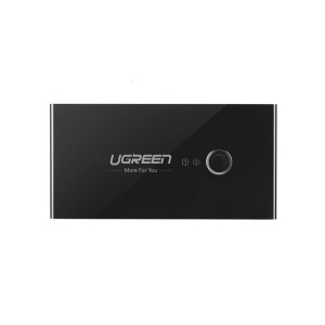 Hub Multiport 2 in 4, Ugreen US216, USB la 4 x USB 3.0, Sharing Switch Selector, Negru [RESIGILAT] - Img 2
