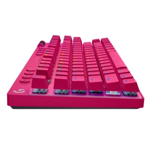 LOGITECH G PRO X TKL LIGHTSPEED Mechanical Gaming Keyboard - MAGENTA - US INTl - TACTILE "920-012159"  - 4