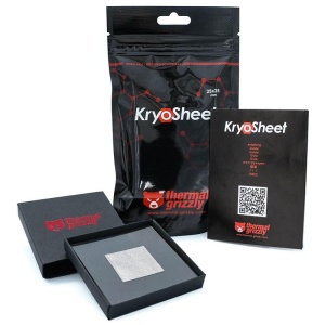 Pad Termic Thermal Grizzly Kryosheet, Grafen, 1x 25x25mm, Grosime 0.2mm, -250~150°C