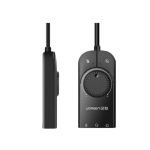 Placa de Sunet Externa, Ugreen, Adaptor USB la Jack 3.5 mm, Control Volum, Negru - Img 6