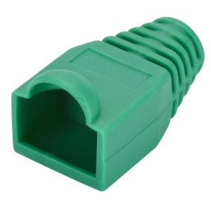 Set 10x Conectori RJ45 cu Manson Protectie, Verde - Img 4