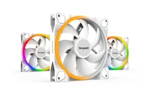 Set 3x Ventilator Be Quiet! Light Wings Alb140mm, 1500 rpm, Rifle Bearing, 4 Pini PWM, Led ARGB, BL102