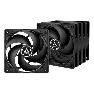 Set 5x Ventilator Arctic P12, 120x120x25mm, 1800 Rpm, 3 Pini, High Static Pressure, Negru, ACFAN00135A