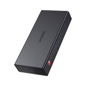 Splitter HDMI, Ugreen CM570, 1x HDMI la 4x HDMI, EDID, 4K@60Hz, Indicator LED, Negru - Img 1
