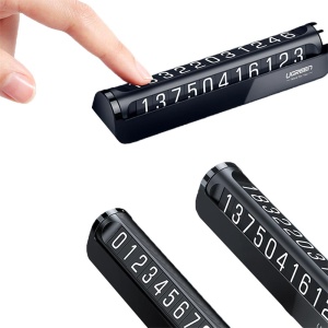 Suport Auto Dual pentru Numere de Telefon, Ugreen LP178, Fixare Adeziva 3M, Negru - Img 5