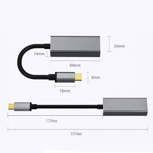 Adaptor USB Type-C la VGA 1920x1080 @60Hz Basekit, UBC05, Space Gray - Img 5