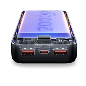 Baterie Externa 20000mAh, 22.5W, McDodo 4230, 2x USB-A, 1x USB-C, QC, PD, Display LED, Negru - Img 5