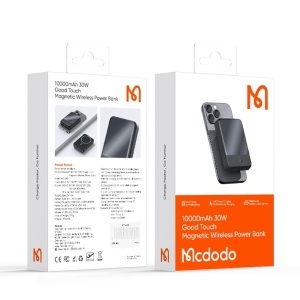Baterie Externa Wireless 10000mAh, 30W, McDodo 5021, Senzor NTC, Indicator LED, Negru - Img 5