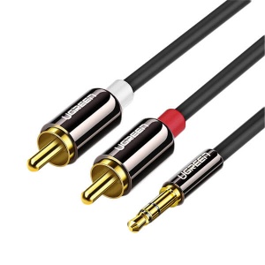 Cablu Audio Jack 3.5 mm - 2RCA Stereo Ugreen, 1/2/3 m - Img 1