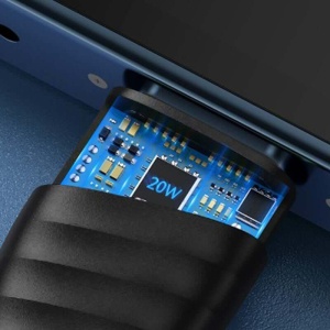 Cablu de date TopK AC15, USB Type-C la Lightning, 20W, 1m, Negru - Img 6