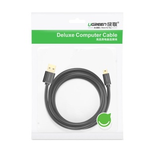 Cablu de Date, Ugreen US132, USB la Mini USB, 480 Mbps, 1.5m, Negru - Img 3