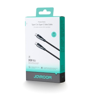 Cablu de Date USB-C Tata la USB-C Tata, Joyroom, 240W, 480Mbps, 1.2m, Negru - Img 4