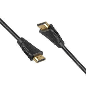 Cablu HDMI 1.3 T/T, Basekit, 4K @30Hz, AWG26, Conectori Auriti, 15m, Negru - Img 3