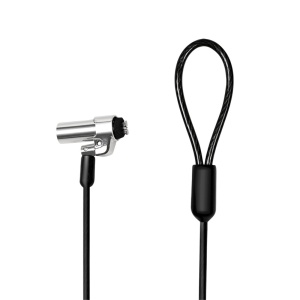 CABLU securitate LOGILINK pt. notebook, slot nano, 2 chei standard, 1.8m, cablu aliaj-zinc, permite pivotant si rotire, "NBS013"  - 2